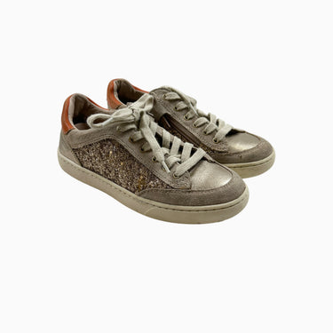 Souliers taupe argentés à lacet 31EU