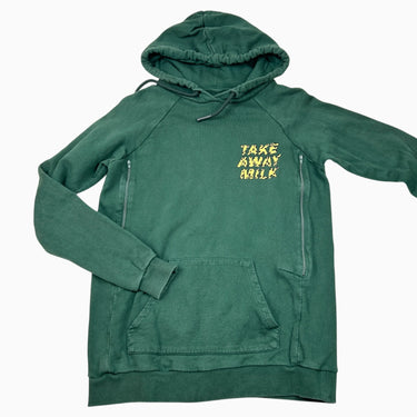 Pull d'allaitement vert 'Take away milk' en coton pour femmes XS
