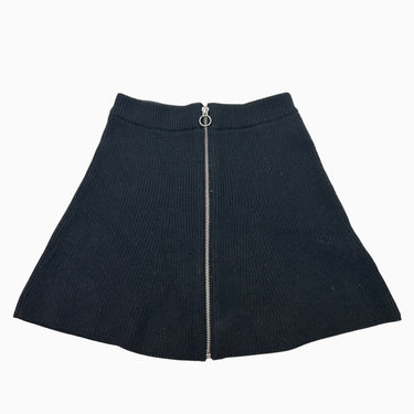 Jupe noire tricot zip 9-10Y
