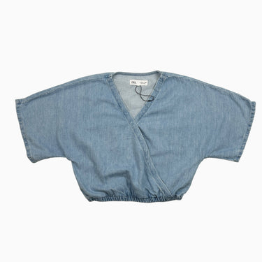 Blouse en coton chambray