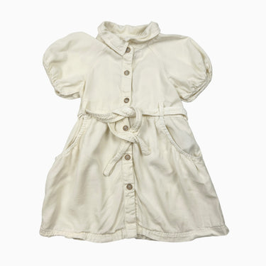 Robe vanille 2-3Y