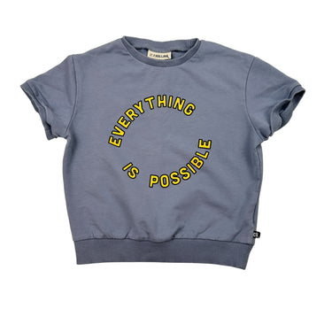T-shirt marine 'Everything is possible' 98-104CM 3-4Y