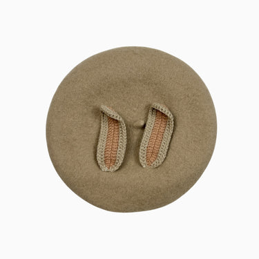 Bérêt 'lapin' en laine et poly 5-8Y