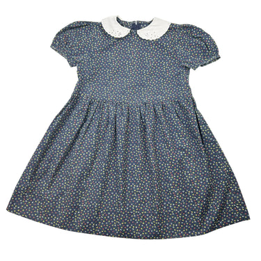 Robe à col claudine fleurie vintage 5-6Y