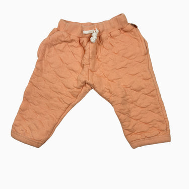 Pantalon orange matelassé 9-12M
