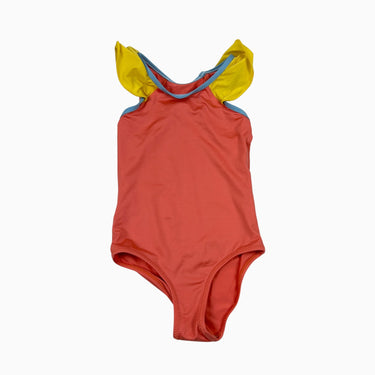 Maillot corail à volants 2Y
