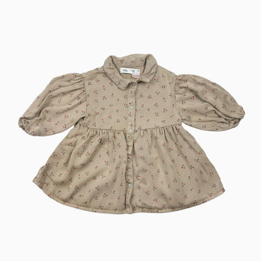 Robe sable 'cerises' 9-12M