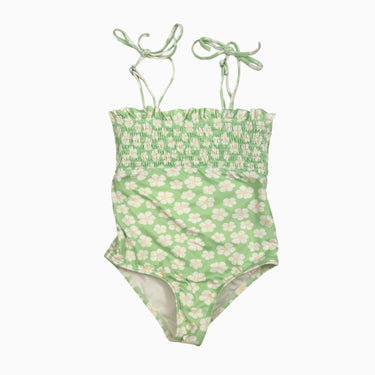 Maillot vert fleuri 4-5Y