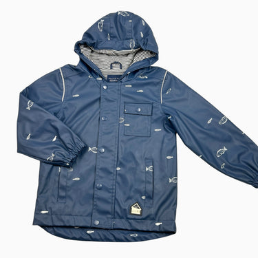 Manteau de pluie marine 'poissons' 6Y