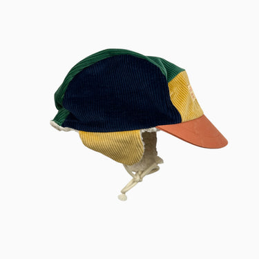 Chapka colorblock en corduroy L 2-3Y