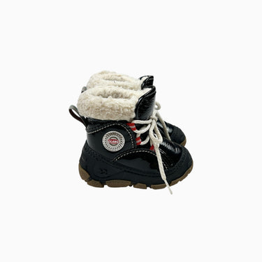 Bottes 'Randa' noires vernies doublées 21-22EU