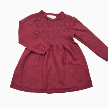 Robe rouge en tricot 1.5-2Y