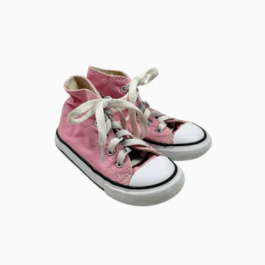 Sneakers roses à lacet 8US