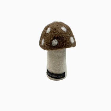 Peluche champignon 'Dotty' taupe 11CM