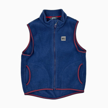 Veste sans manche bleu en polar 5-6Y