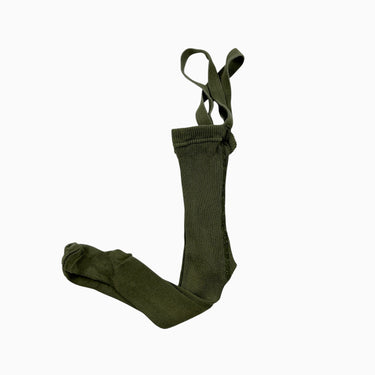Bas collant à bretelle vert 52-56CM 3-6M