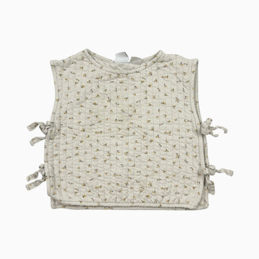 Débardeur greige fleuri matelassé 18-24M