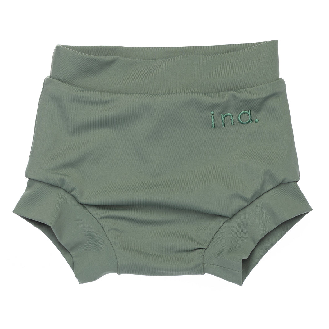 Maillot couche'Lumi Shorts Swim Nappy' | Moss XS 8-13LB